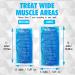 Reusable Gel Ice Packs (2 Pack) for Pain Relief & Rehabilitation - Hot & Cold Compress for Knee, Back, Neck, Wrist, Ankle - Flexible Therapy - Blue - Buy Online on GoSupps.com