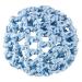 Dance pattern Ballet Duttnetz - Clara - with rubber band in light blue - for the perfect hold of the ballet Dutts - node network for children light blue 1 piece (1 Pack)