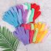 12 Pairs Double Sided Exfoliating Gloves | Body Scrubber Scrubbing Mitts for Shower | Dead Skin Cell Remover | 12 Colors - Buy Online on GoSupps.com