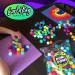 400-Piece Pom Poms Craft Supplies Set with 350 Assorted Colors and 50 Googly Eyes - 1 inch Size - Buy Online on GoSupps.com