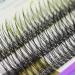 60pcs 8-15mm to Choose Beauty Nature Long Fish Tail Design Cluster Eyelashes Black Soft Light Individual Fake False Eye lashes Grafting Volume Eye Lashes Extensions (14mm)