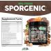 Organic Mushroom Supplement | Ashwagandha Lions Mane Cordyceps Turkey Tail Reishi Mushrooms Maca Root Black Hoof Chaga Tremella Agarikon Shiitake Oyster Powder Capsules Sporgenic by Clean Nutra (1) - Buy Online on GoSupps.com