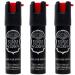 Police Magnum Compact Pepper Spray Self Defense- Tactical Maximum Heat Strength OC- Small Discreet Carry Canister- Made in The USA 3 Pack