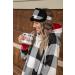 LazyOne Washable Plush Black and White Plaid Sleep Mask for Women - Adults Eye Cover - 1 Count Pack - Buy Online on GoSupps.com