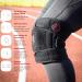 Karm Adjustable Knee Band Orthosis - Open Patella Support for Arthritis Pain Relief | Neoprene Knee Brace for Men & Women (XS/S/M/L Black) - Buy Online on GoSupps.com