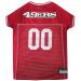 NFL San Francisco 49ers Dog Jersey, Size: XX-Large. Best Football Jersey Costume for Dogs & Cats. Licensed Jersey Shirt.