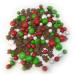 Sprinkletti - Gingerbread - Christmas Cake Topper Sprinkles - 100g Edible Sugar Festive Cupcake Decorations - Ideal For Xmas Themed Party Cakes And Bakes