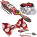 Disney Minnie Mouse Hair Accessories Box|Gift Set for Kids Girls|6 Pcs Including Hair Bow, Brush, Snap Clips|Ideal for Parties, Sleepovers|Ages 3 - Buy Online on GoSupps.com