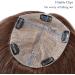Silk-co 12inch Human Hair Toppers for Thinning Hair Women 100% Real Remy One Piece Clip in Hair Extension Silk+PU Base Toupee 120% Density #04 Medium Brown 12 Inch #04 Medium Brown - Buy Online on GoSupps.com