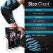 Premium Elbow Support Sleeve for Men & Women - Joint Pain Relief for Golfers & Tennis Elbow - Breathable Compression Brace (Blue/Black, M) 9.8-11.2 - Buy Online on GoSupps.com