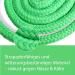 Leadership Knit with Panic Hooks for Horses | Stylish Leash & Binding Trick for Pony Donkey & Goat (Light Green) - Buy Online on GoSupps.com