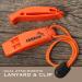 Emergency Safety Whistle Set - Lightweight Plastic Survival Whistles with Lanyard and Clip for Car Rescue, Hiking, Boating, Camping - 2 Pack - Buy Online on GoSupps.com