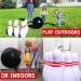 Island Genius Giant Inflatable Bowling Game Set for Kids - Indoor/Outdoor Jumbo Ball and Pins, Perfect for Birthday Parties and Lawn Games - Buy Online on GoSupps.com