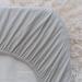 Buy Bisoo 37x80 / 40x80 Fertilizer Sheet Stroller - 2in1 Waterproof Baby Mattress Cover Set in 100% Cotton Jersey - Eco-Tex Certified - Gray - Ideal for International Shipping - Buy Online on GoSupps.com