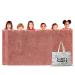 Homerican Oversized Bath Towels Extra Large - Fluffy & Soft Oversized Turkish Bath Sheet - Quick Dry, Absorbent & Machine-Washable Cotton Towels for Bathroom, Hotel or Spa - 40x80, 600 GSM Terracotta