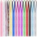 4200 strand hair lametta strands 14 colors hair lametta hair extensions shiny strands of hair highlights 94cm smooth long hair part for girls women children