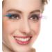 Dorisue halloween lashes Pink and Blue Color Eyelashes Joker Cosplay Costumes Set Party Feather lashes Makeup costume lashes 1 pair  - Buy Online on GoSupps.com