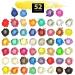 FINOCLAY 52 Colors Mica Powder Set for Epoxy Resin, Lip Gloss, Soap Making, Slime, Nail Art, Bath Bombs - Cosmetic Grade Pigment Powder Kit - Buy Online on GoSupps.com