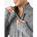 Men's Performance Quarter Zip Pullovers 3-Pack with Pockets | Quick Dry Active Long Sleeve Shirts - Black/Gray/Navy | 3X-Large - Buy Online on GoSupps.com