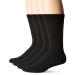 Dr. Scholl's Men's Diabetes & Circulator Socks - 4 & 6 Pair Packs - Non-binding Comfort and Moisture Management Crew 7-12 4 Black