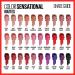 Maybelline Color Sensational Lipstick 0.15 oz - Matte Finish Hydrating Lipstick in Nude, Pink, Red, Plum - Naked Coral Lip Color - Packaging May Vary - 555 NAKED CORAL - 1 Count - Buy Online on GoSupps.com