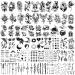 Cerlaza Waterproof Temporary Tattoos for Women - 79 Long Lasting Styles | Realistic Body Art Tatuajes Temporales Adult - Buy Online on GoSupps.com