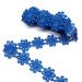 PEPPERLONELY 2 Yards Royal Blue Lace Trim Daisy Flower Ribbon-Flower Ribbon Trim for Clothes Dress Sewing Flower Making Home Party Wedding Decoration Lace Ribbon Craft Supply 16. Royal Blue