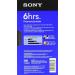Sony T120V S-VHS Videocassette - High-Quality Recording for Superior Video Playback - Buy Online on GoSupps.com