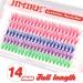JIMIRE CL03 Colored Lash Clusters Individual Eyelashes - 100Pcs 14mm 3D Effect Pink Lashes for DIY Eyelash Extensions - CC Curl Wispy, Natural Look, Reusable Pack - 4 Colors - Buy Online on GoSupps.com