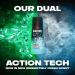 AXE Dual Action Body Spray Deodorant for Men - Cool Ocean Scent, Long Lasting Odor Protection, Aluminum-Free - 4 oz, Pack of 4 - Buy Online on GoSupps.com