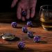 Metal DND Dice Set - Unique Round Hollow Orb Design - Purple Dragon Metal Dice for RPG - Stunning Dungeons and Dragons Set - Buy Online on GoSupps.com