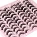 Russian Strip Lashes Natural Look 5 Styles Mixed Fluffy Wispy Hybrid 30 Pairs Eyelashes Pack by ALICE E-Russian