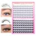 TOOCHUNAG Natural Lash Clusters - Wispy 9-12mm CC Curl Individual Eyelash Extensions for Beginners & Glasses Wearers - Buy Online on GoSupps.com