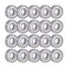 Rollerex 20-Pack, 608ZZ ABEC-1 Wheel Bearings (for Any Products Using Roller Skate Wheels) (Carbon Steel) - for Inline, Roller Blade, Rollerskate, Skateboard, RipStik & More
