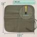 U.S. Art Supply Deluxe Brush Holder & Organizer Roll-Up Case Bag - 24 Slot Pockets Carry Pouch for Acrylic, Oil, Watercolor Paintbrushes - Buy Online on GoSupps.com