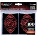 Ultra PRO - Magic: The Gathering Mana 7 100ct Card Sleeves Mountain - Protect Your Cards with ChromaFusion Technology, Card Sleeves Protect Against Wear and Tear During Gameplay & Storing Cards
