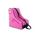 Thorza Roller Skate Bag for Girls, Pink, Stores Inline, Quad, or Ice Skates, 3 Zippered Pockets with Small Storage Compartment for Skating Accessories, Carry Handle and Shoulder Strap