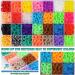 MUDO NEST 20000+ Loom Bands Kit | DIY Rubber Bands Kit with 38 Colors, 500 Clips, 40 Charms | Loom Bracelet Making for Kids - Buy Online on GoSupps.com