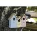 3 in 1 Wooden Wild Bird House - Predator Proof Nesting Box for Small Birds - Garden Ornament - Buy Online on GoSupps.com