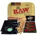 Rolling Ace Single Wide Black - 15 Items Rolling Papers Bundle. Raw Rolling Tray Rolling Machine Raw Single Wide Black Rolling Papers Raw Tips Smelly Proof Bags Rolling Ace Scoop Card Hydrostone