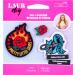 LaurDIY Pins & Patches-Vintage Rebel, Pink