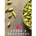 Spicy World Cardamom Pods 3.5oz - Whole Green Cardamom Pods - Aromatic Spice - Vegan - Large Size - 100g - Buy Online on GoSupps.com