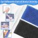 African Exfoliating Net Sponge Set - 2 Pcs Bath Washcloth & Body Scrubber Towel (Black & Blue) - Buy Online on GoSupps.com
