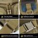THKFISH Fishing Tackle Bag Sling Pack with Rod Holder | Portable Fly Fishing Box | Khaki-New Upgrade - Buy Online on GoSupps.com