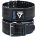 RDX 4 weight lies leather IPL UPA approved 12 adjustable holes 6mm training belt buckle powerlifting fitness strength training belt bodybuilding weight lifting padded men women blue X-Small