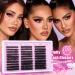 HeyAlice Fluffy Lash Clusters - 60/80/100D D Curl Eyelash Extensions | Thick 10-18mm Individual Lashes for Stunning Volume - Buy Online on GoSupps.com