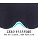 Premium 3D Contoured Sleeping Eye Mask for Men & Women - Block Light Soft Comfort Blindfold for Travel Yoga & Naps - Buy Online on GoSupps.com