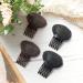 Invisible Fluffy Hair Pad Set for Women - 4 Pieces Puff Hair Head Cushion in Brown & Black - Buy Online on GoSupps.com
