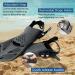 Amazqi Swim Fins - Adjustable Short Snorkel Fins for Diving & Snorkeling - Black ML/XL (Adult US Size 9-13) - Buy Online on GoSupps.com