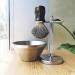 Je&Co Pure Badger Hair Shaving Brush Set with Steel Stand and Bowl - Black Handle - Buy Online on GoSupps.com